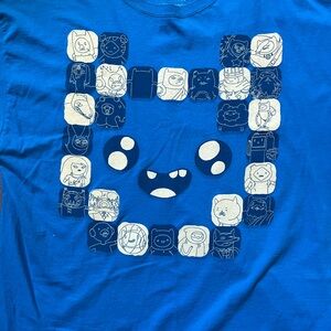 Adventure Time T-Shirt, Loot Crate Exclusive, Blue, Size XL